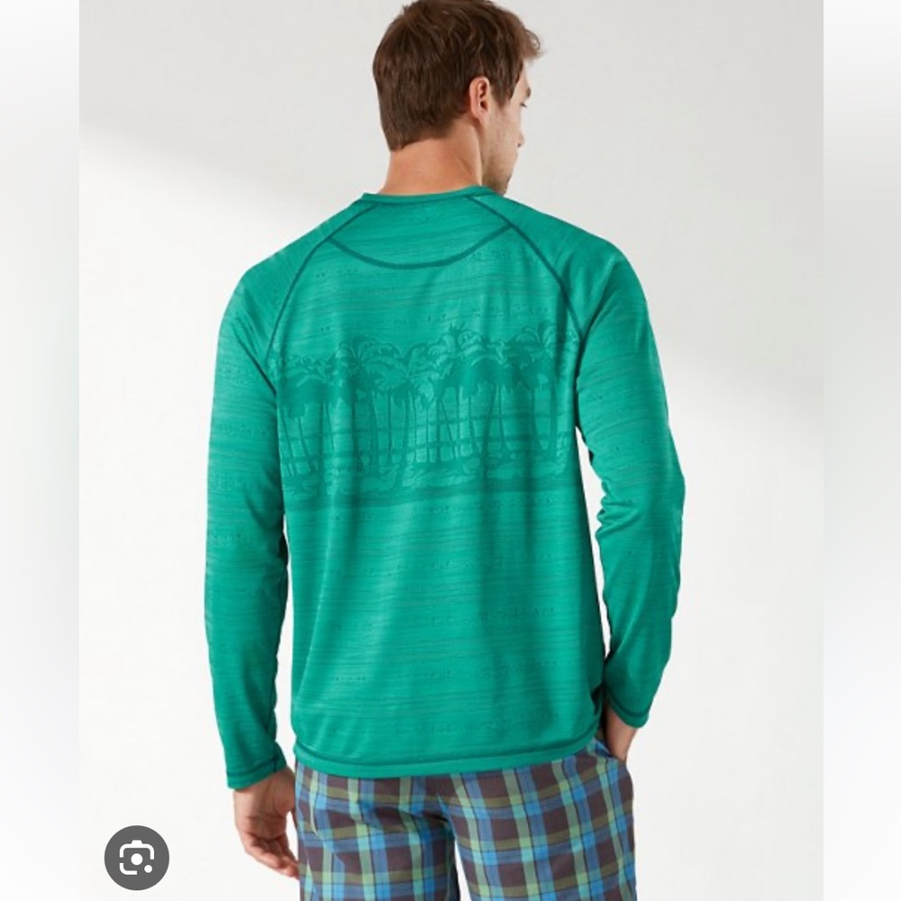 NWT TOMMY BAHAMA Palm Boulevard IslandZoneÂ® Long-Sleeve Crew - Picture 2 of 5